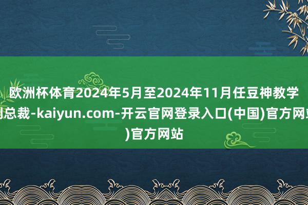 欧洲杯体育2024年5月至2024年11月任豆神教学副总裁-kaiyun.com-开云官网登录入口(中国)官方网站