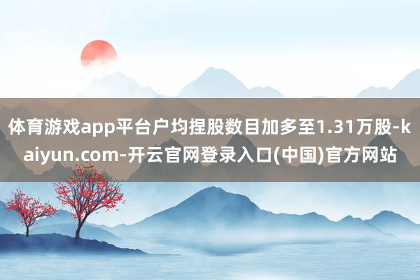 体育游戏app平台户均捏股数目加多至1.31万股-kaiyun.com-开云官网登录入口(中国)官方网站